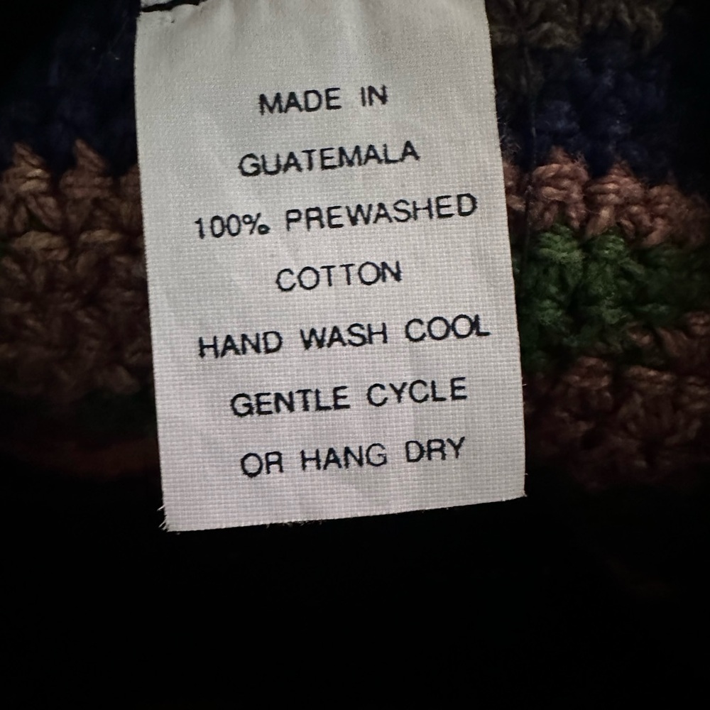 vintage • crochet colorful handbag from guatemala cute boho purse - Picture 6 of 6